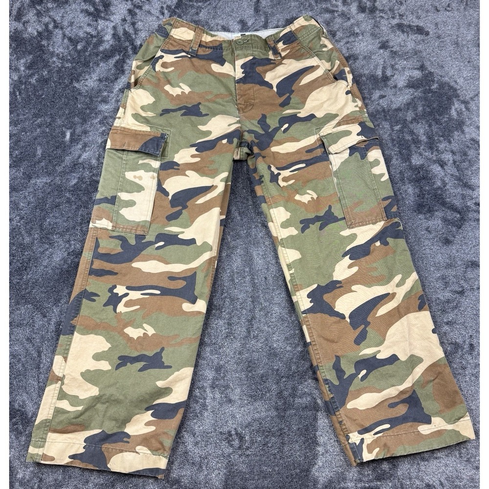 Gap Men's Military Cargo Pants Wide Leg 34x30